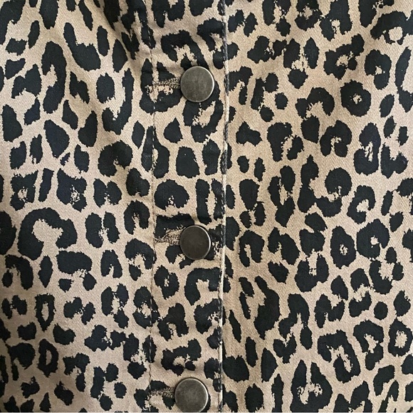 SO Leopard Print Overall Dress with Pockets - Picture 4 of 6